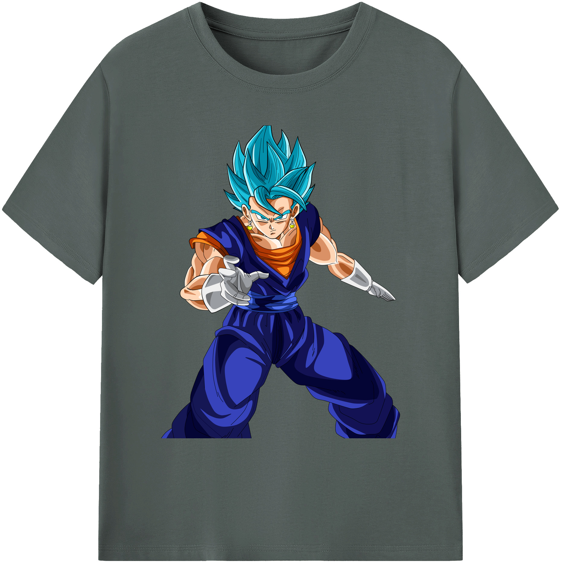 （画像用） ドラゴンボール ベジット DRAGON BALL Vegetto 綿100％ メンズ半袖Tシャツ｜肌触りやわらか＆通気性